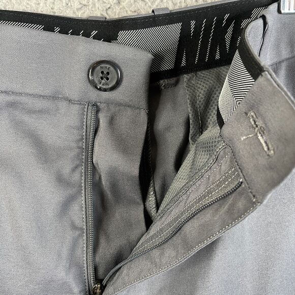 Nike Golf Pants Mens 34 x 32 Dark Gray Flex Core Dri Fit Standard Fit AJ5489 021 - Picture 7 of 15